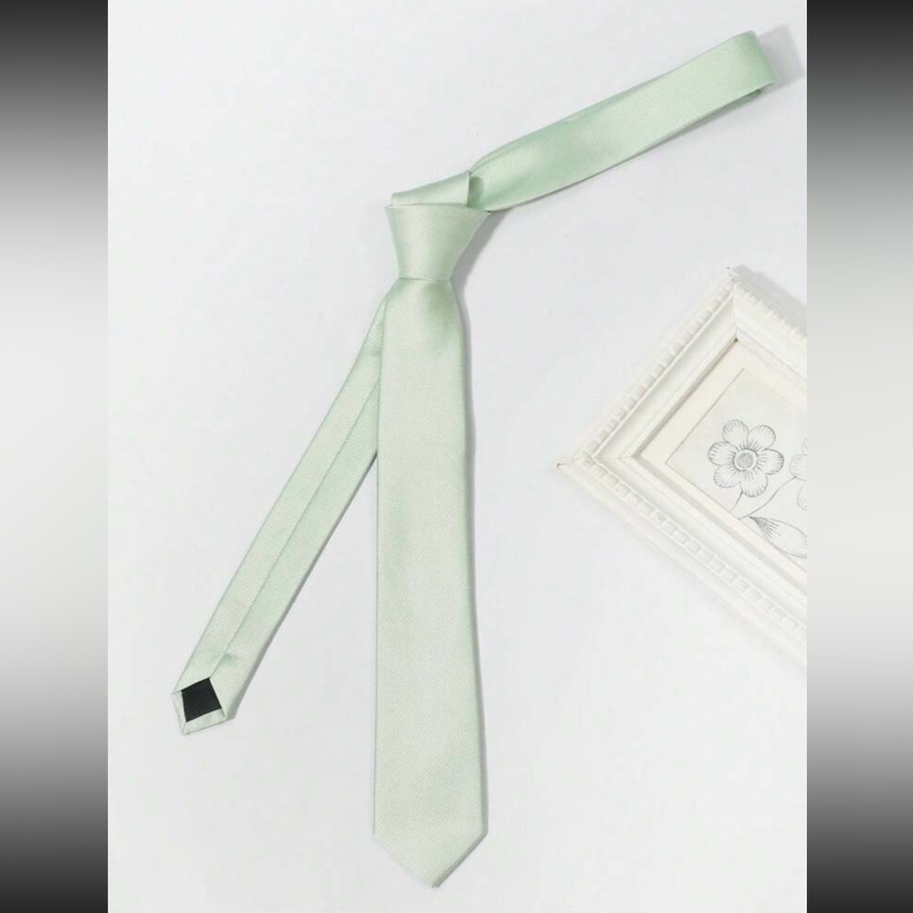 Solid Mint Green Tie